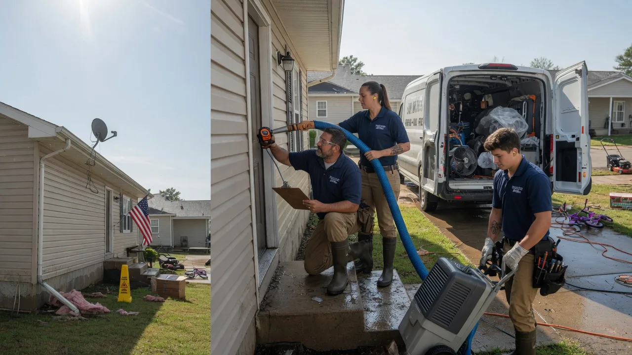 Ceiling Water Damage Restoration in Chester, ID near me
